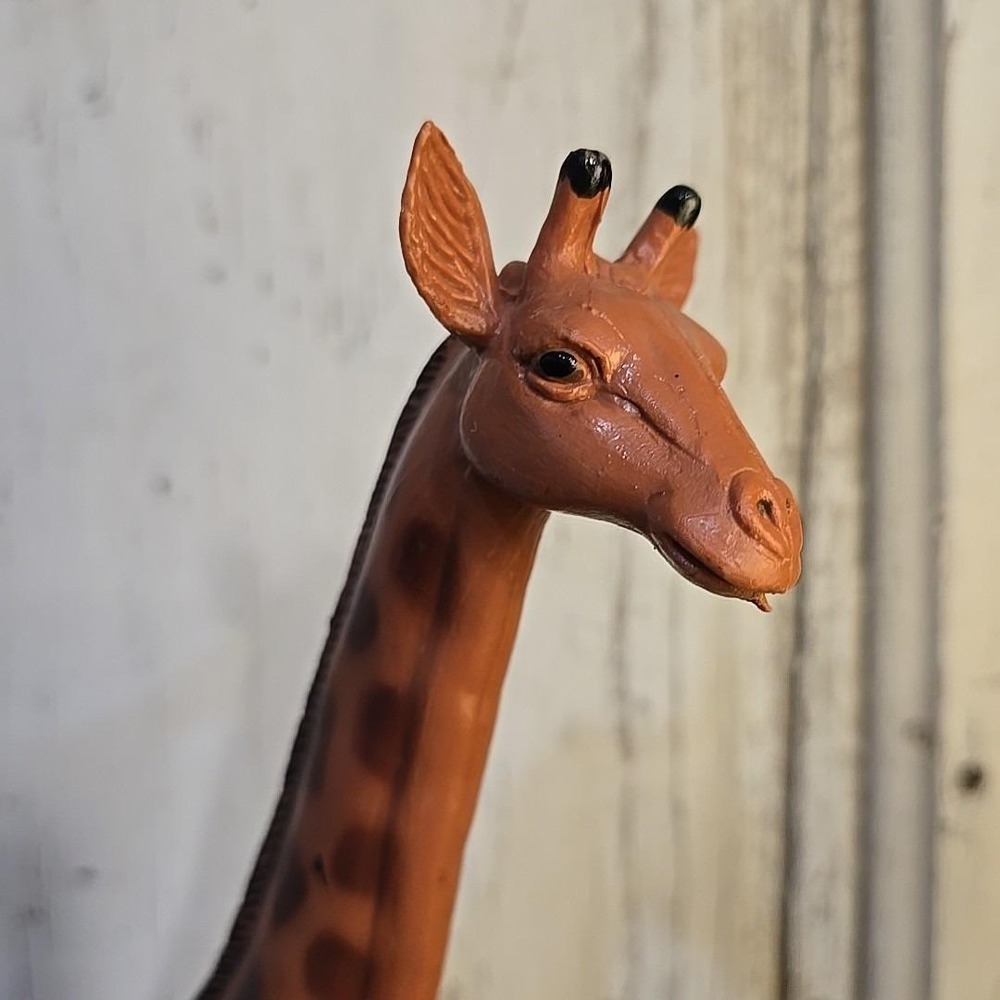 Vintage‎ Imperial 1985 GIRAFFE Figurine Safari Zoo Toy Plastic 14" - Picture 7 of 13